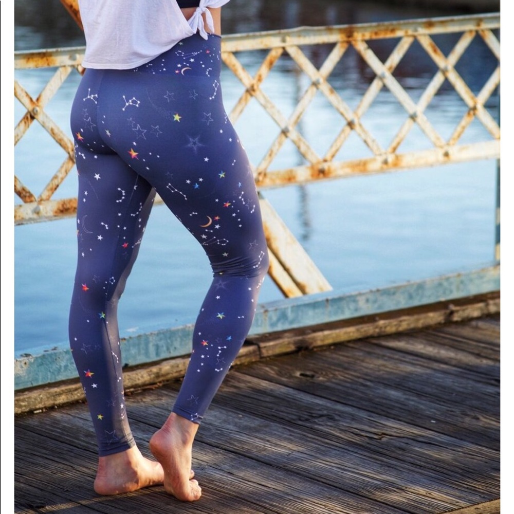 New Orleans Yoga Leggings Small